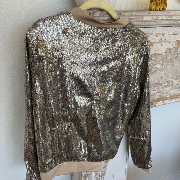Gold Sequin Jacket - Picture 4 of 4